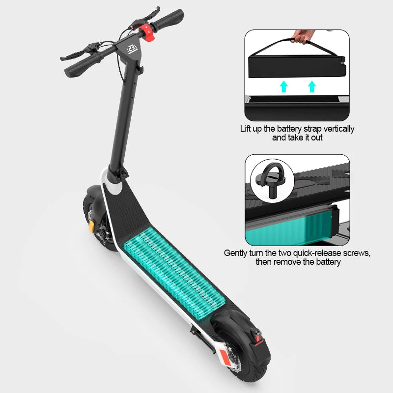 EU US Stock Pro Model Adult Electric Scooter X9 Powerful Folding Kick Skateboards 80km Range Per Off-Road E-scooter