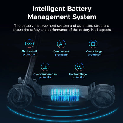 ENGWE Y600 EU Warehouse E-Scooter 250W*2 48V 18Ah Foldable Scooter Finger Hook Thomb Accelaration Electric Scooter